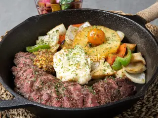 주물팬스테이크 추천 메뉴 사진