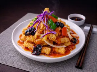 옛날 탕수육(중) 추천 메뉴 사진